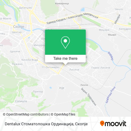 Dentalux Стоматолошка Ординација map