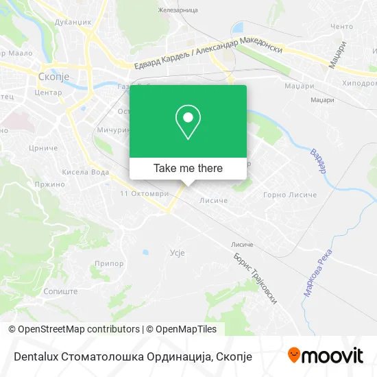 Dentalux Стоматолошка Ординација map