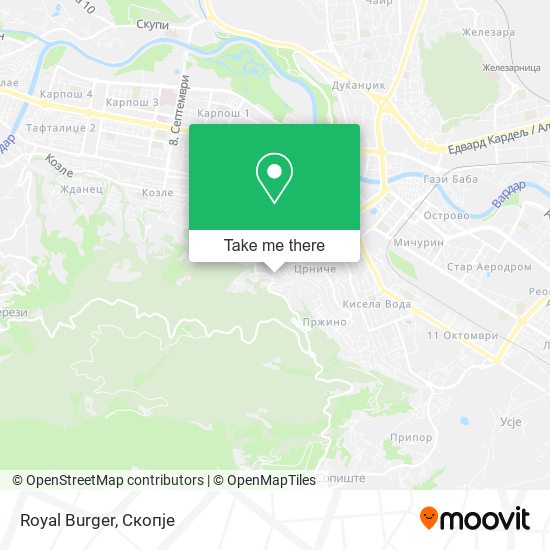 Royal Burger mapa