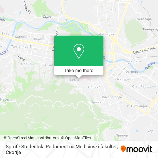 Spmf - Studentski Parlament na Medicinski fakultet mapa