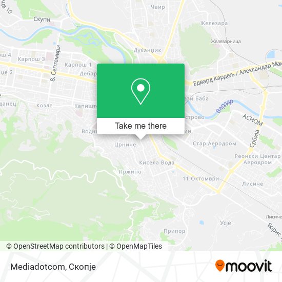 Mediadotcom map