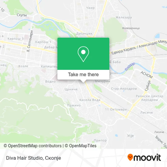 Diva Hair Studio map