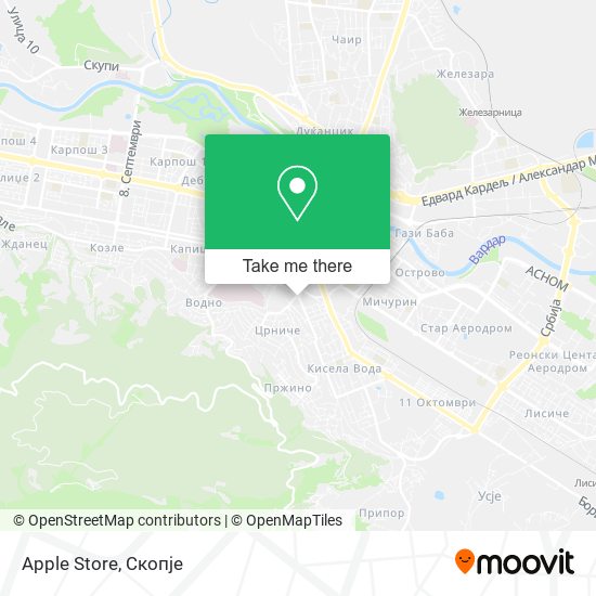 Apple Store mapa