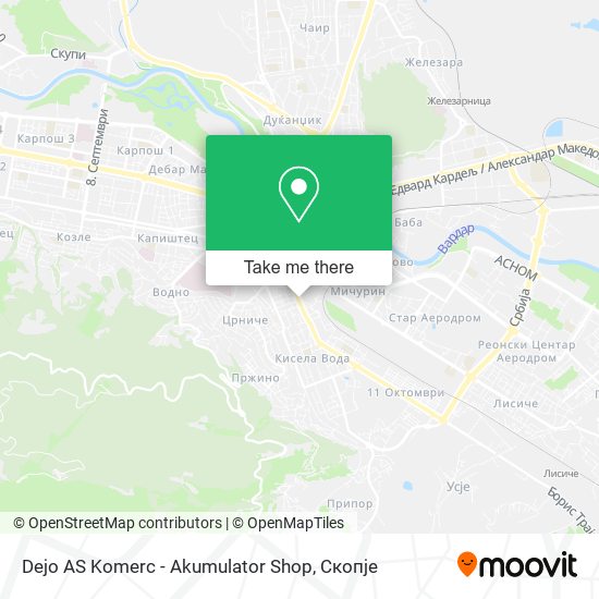 Dejo AS Komerc - Akumulator Shop map