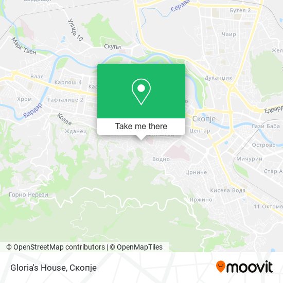 Gloria's House map