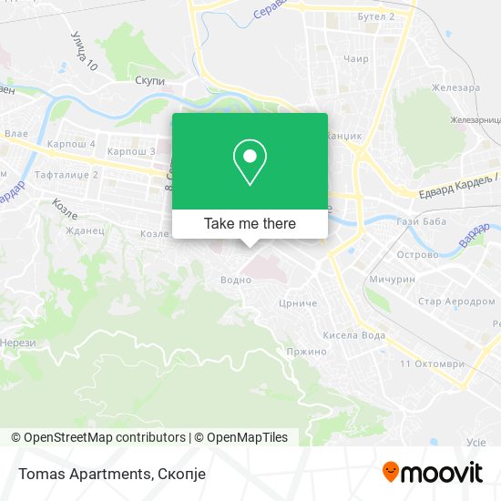 Tomas Apartments map