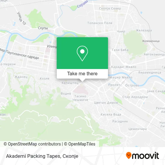 Akademi Packing Tapes map