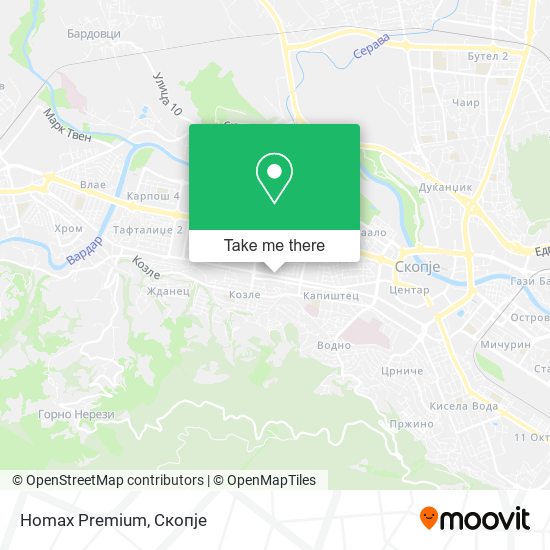 Homax Premium map