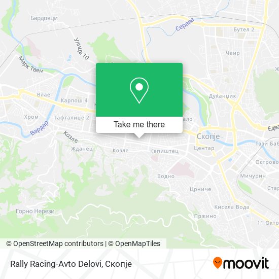 Rally Racing-Avto Delovi map