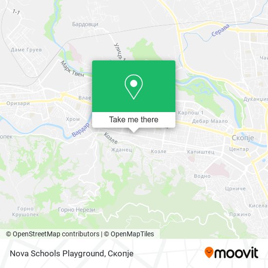 Nova Schools Playground map