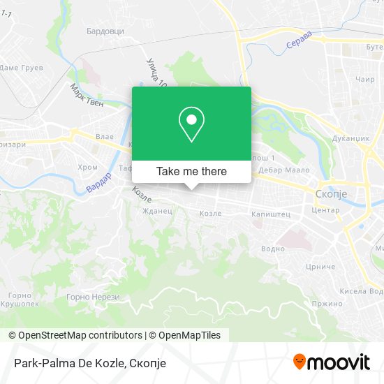 Park-Palma De Kozle map