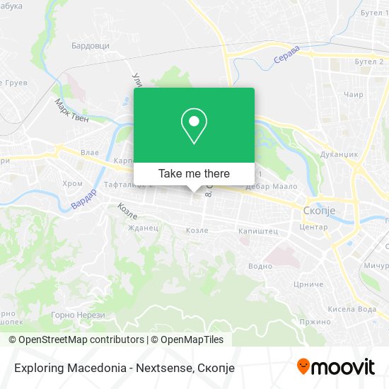 Exploring Macedonia - Nextsense mapa