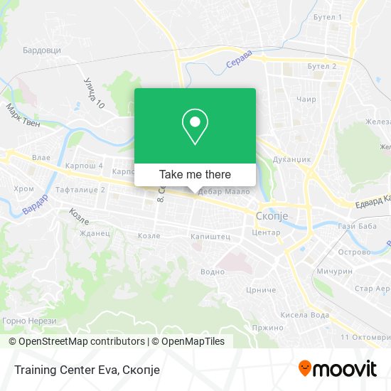 Training Center Eva map