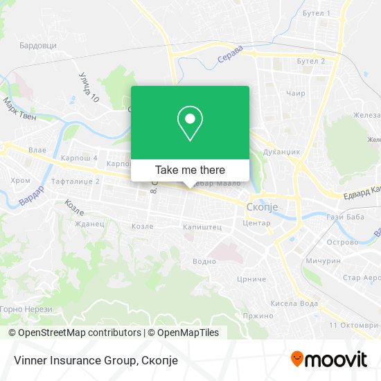 Vinner Insurance Group map