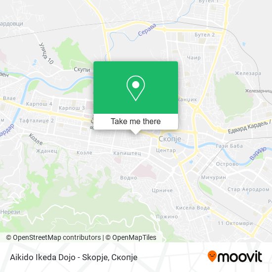 Aikido Ikeda Dojo - Skopje map