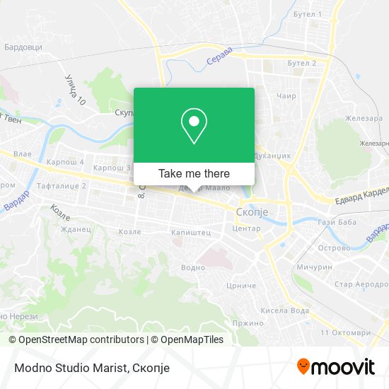 Modno Studio Marist map