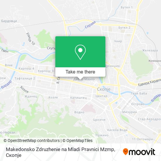 Makedonsko Zdruzhenie na Mladi Pravnici Mzmp map