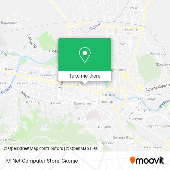M-Net Computer Store map