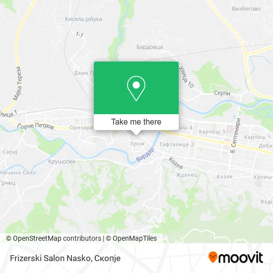 Frizerski Salon Nasko map