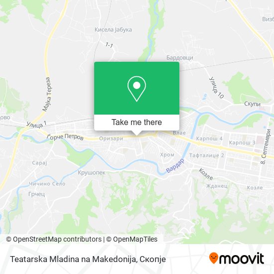 Teatarska Mladina na Makedonija map