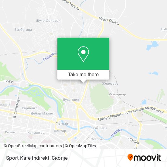 Sport Kafe Indirekt map