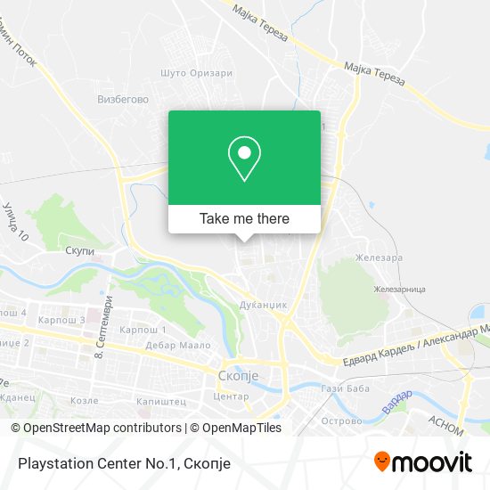 Playstation Center No.1 map