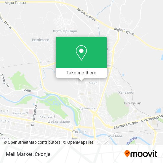 Meli Market map