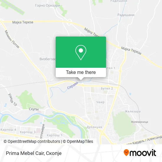 Prima Mebel Cair map
