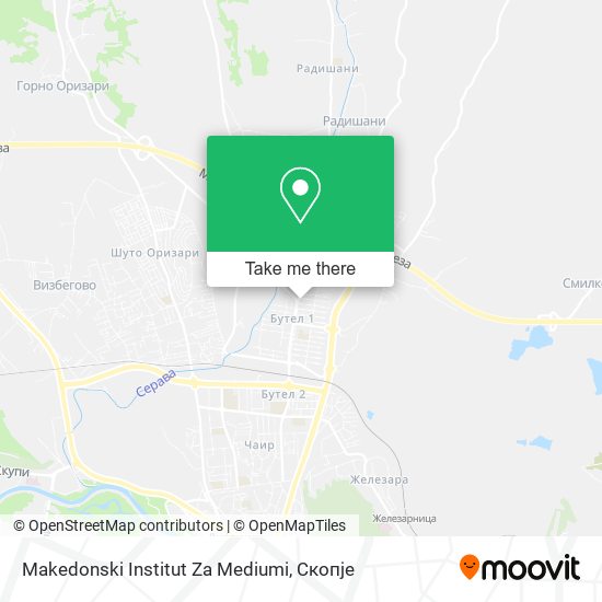 Makedonski Institut Za Mediumi map