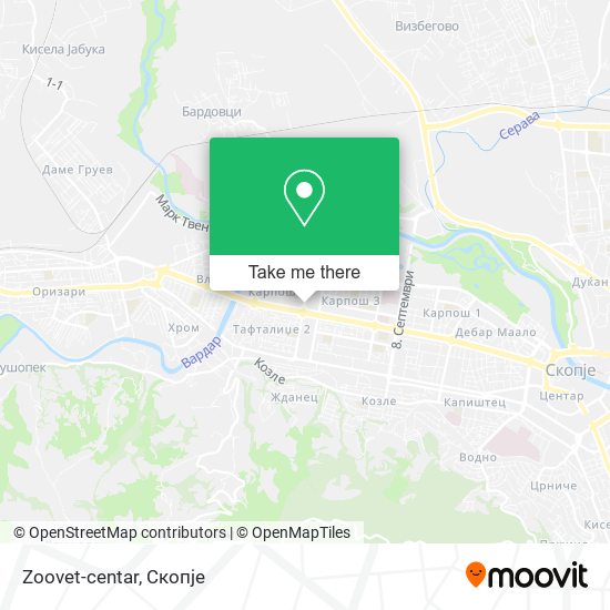 Zoovet-centar map