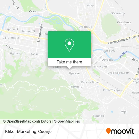 Kliker Marketing map