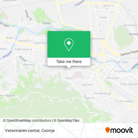 Veterinaren centar map