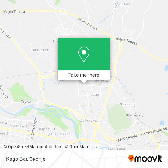 Kago Bar map