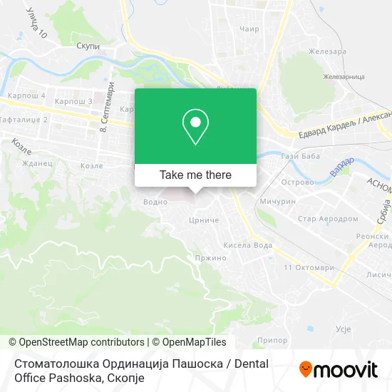 Стоматолошка Ординација Пашоска / Dental Office Pashoska map