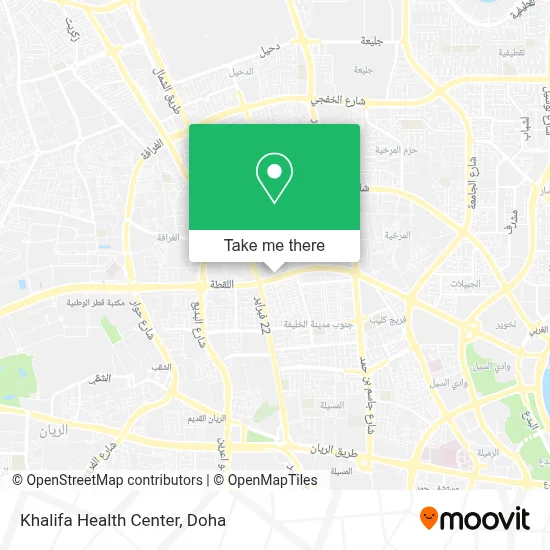 Khalifa Health Center map