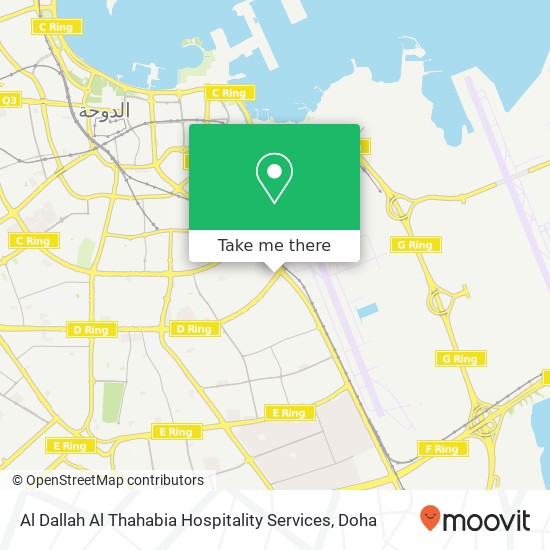 Al Dallah Al Thahabia Hospitality Services map