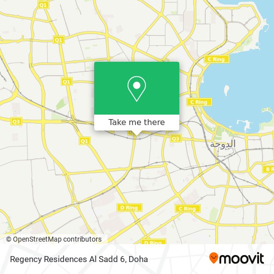 Regency Residences Al Sadd 6 map