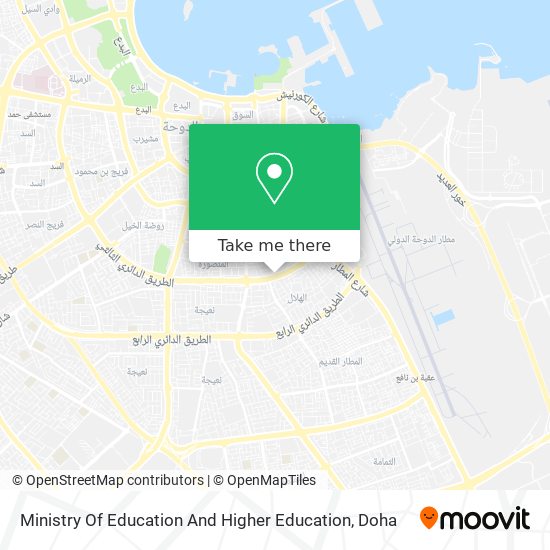Ministry Of Education And Higher Education map