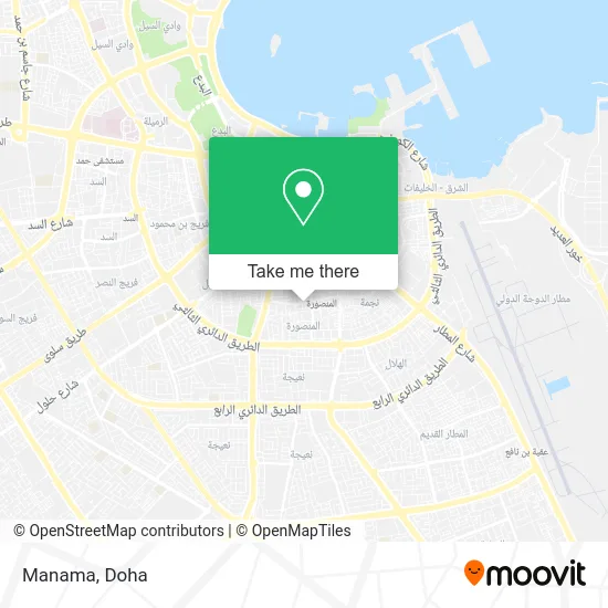 Manama map