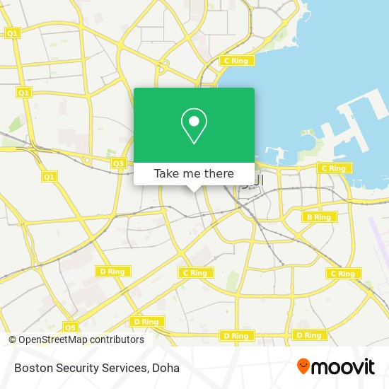 Boston Security Services map