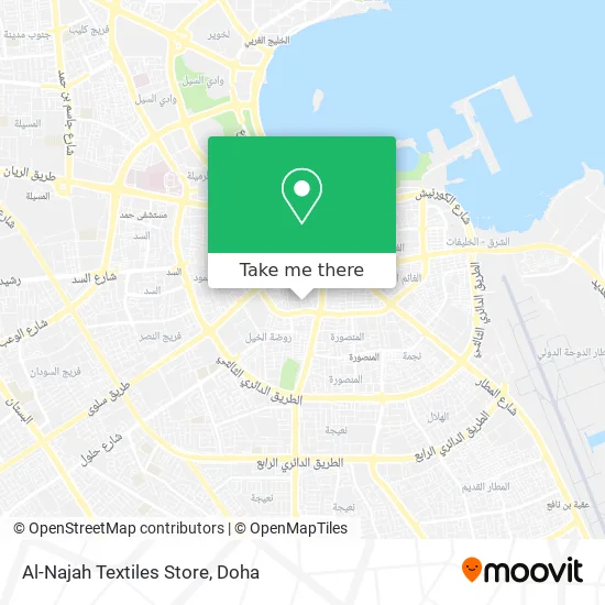 Al-Najah Textiles Store map