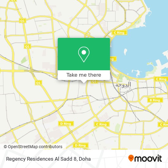 Regency Residences Al Sadd 8 map