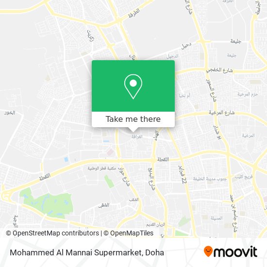 Mohammed Al Mannai Supermarket map