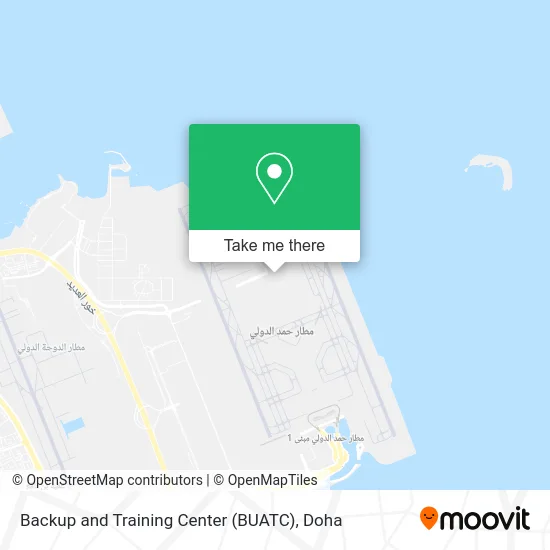 Backup and Training Center (BUATC) map