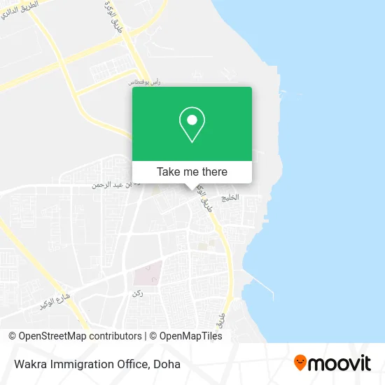 Wakra Immigration Office map
