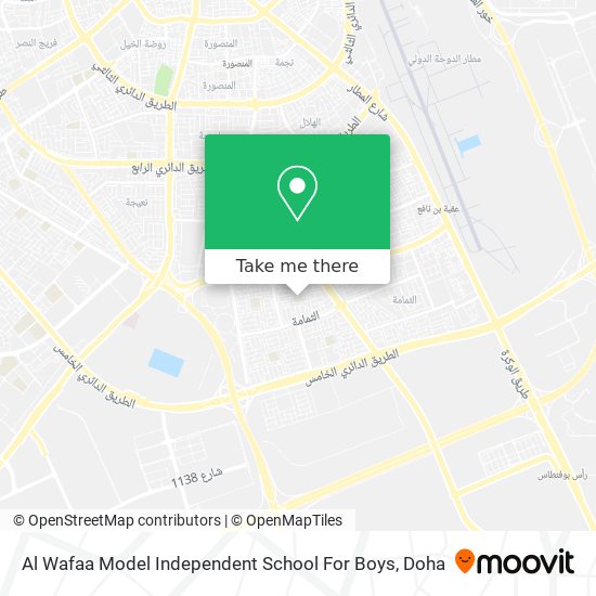 Al Wafaa Model Independent School For Boys map