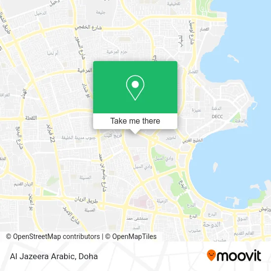 Al Jazeera Arabic map