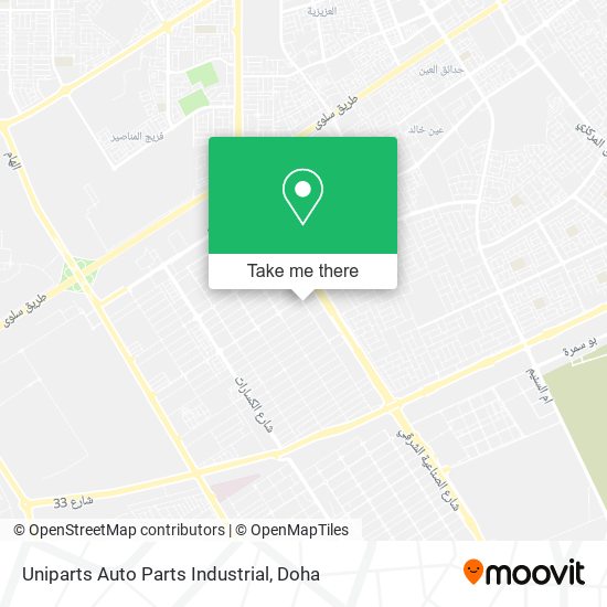 Uniparts Auto Parts Industrial map