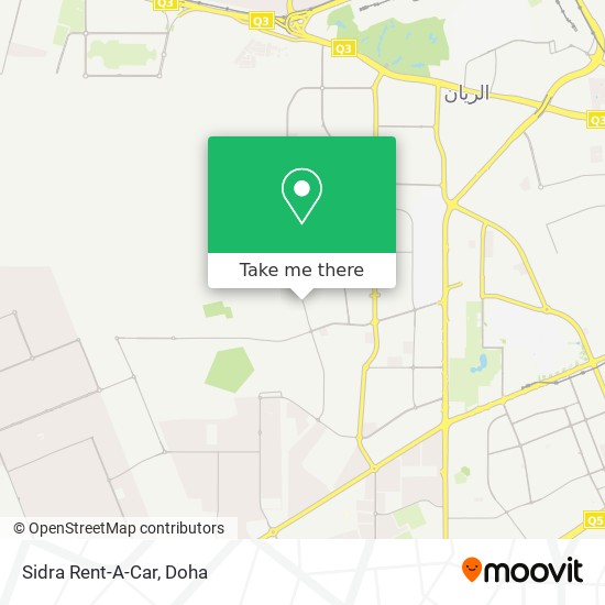 Sidra Rent-A-Car map
