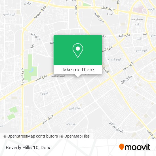Beverly Hills 10 map
